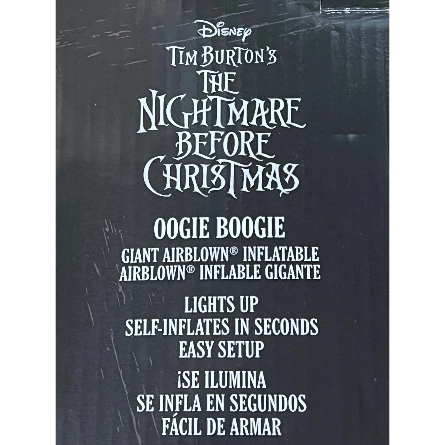 Giant Halloween Inflatable Oogie Boogie, 10.5 Ft Tall, Multi