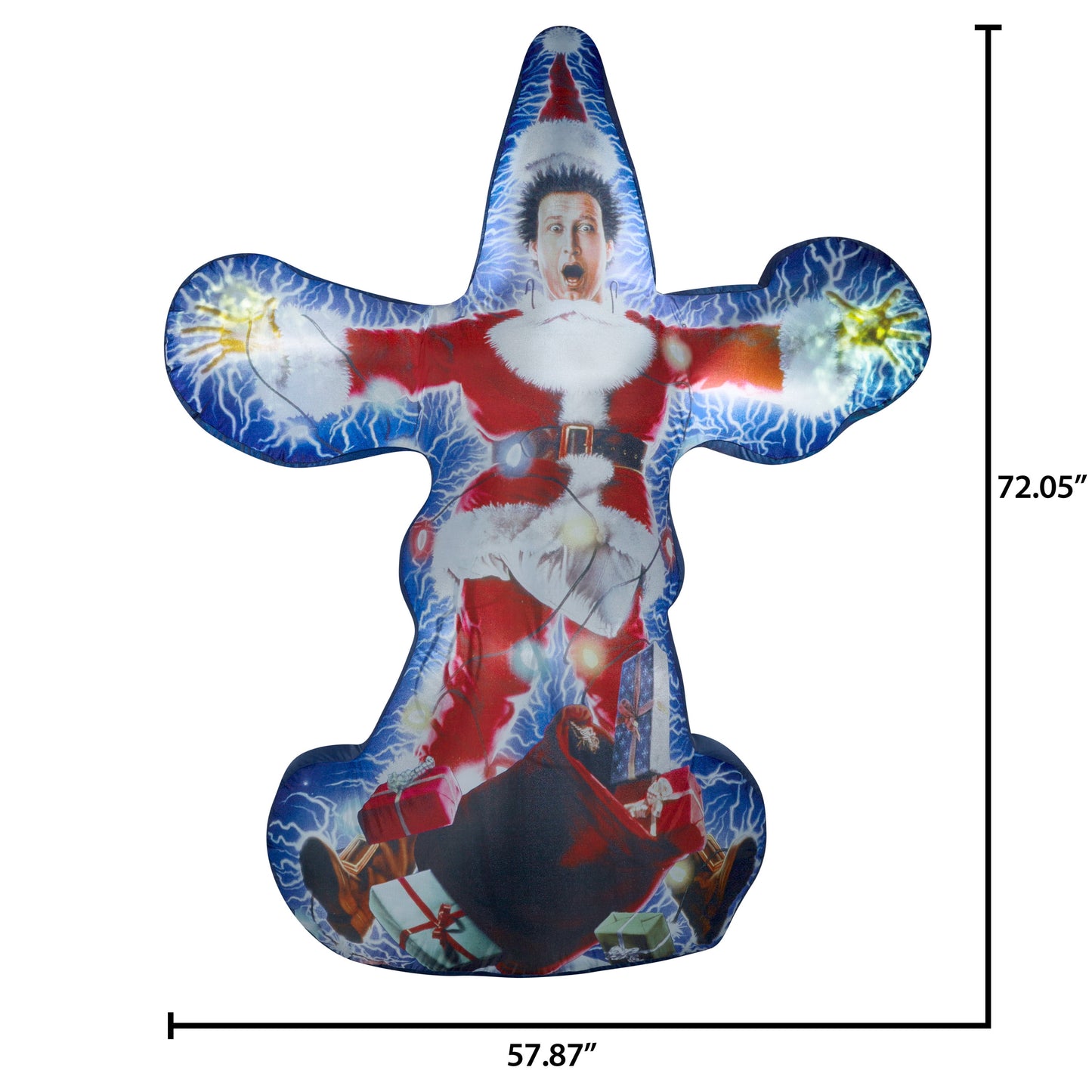 Photorealistic Projection Airblown Inflatable Mini Kaleidoscope Chevy Chase, 6 Ft Tall