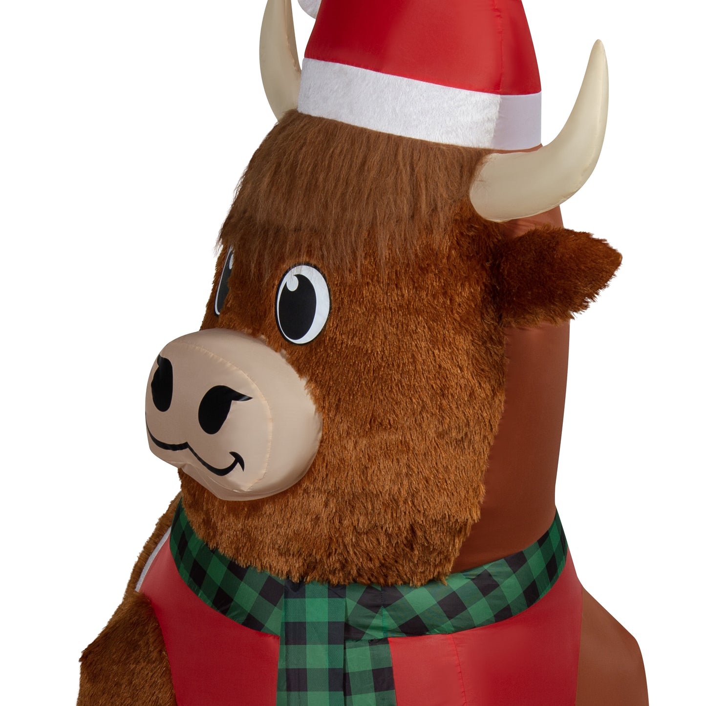 Scotland Cow Christmas Décor Inflatable, 6.5 Ft