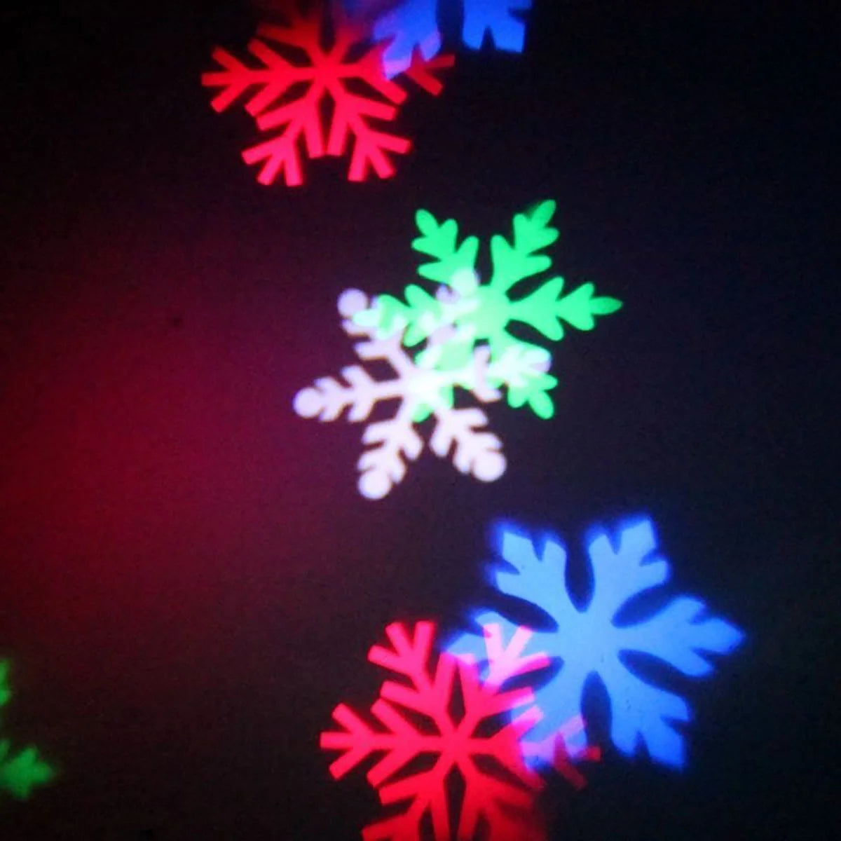 Waterproof Moving Snowflake Laser Projector Light Christmas New Year LED Stage Light Outdoor Snow Party Garden Landscape Lamp
