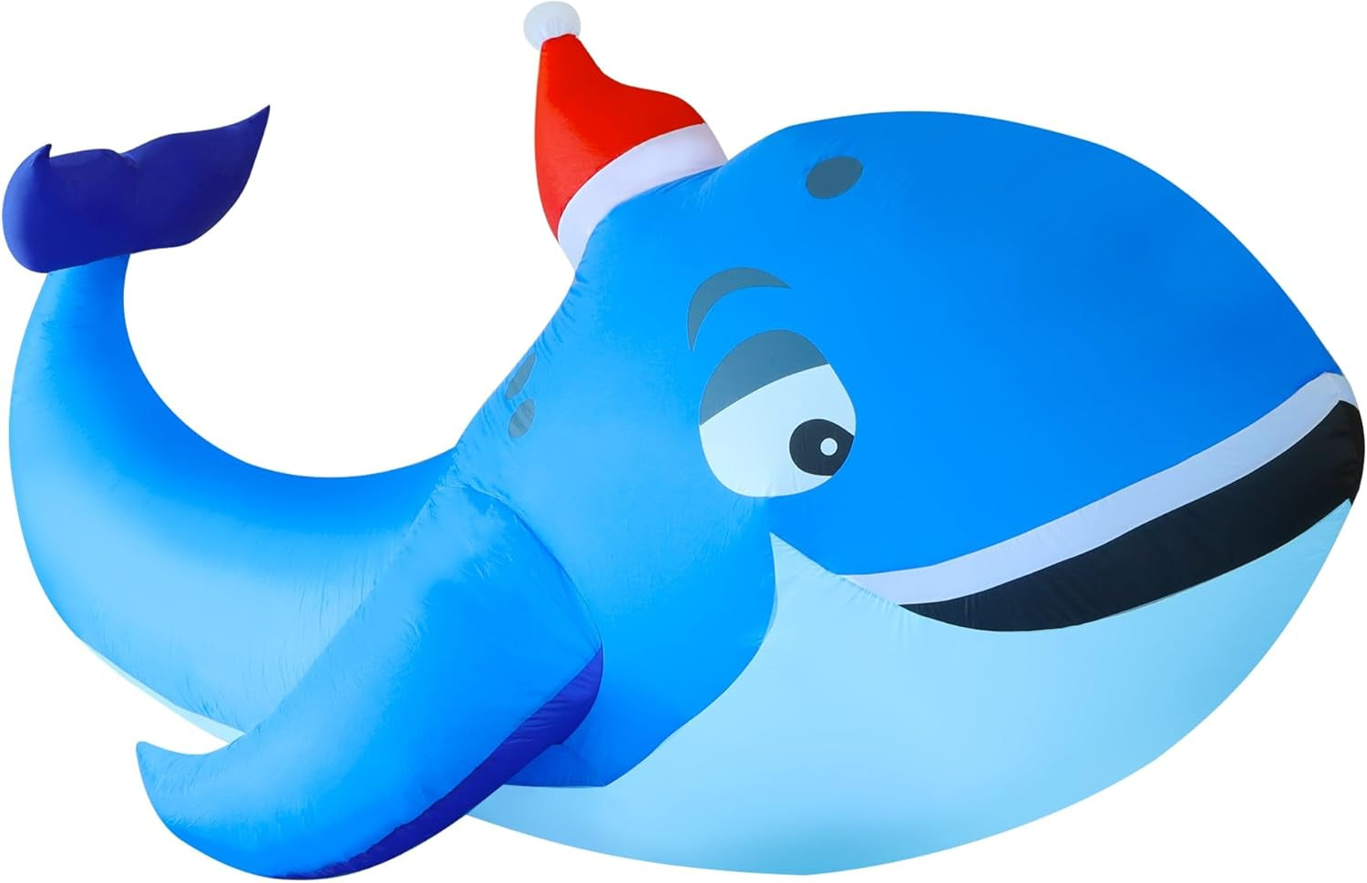 10 FT Christmas Inflatable Outdoor Decorations, Blow up Whale Inflatables with S