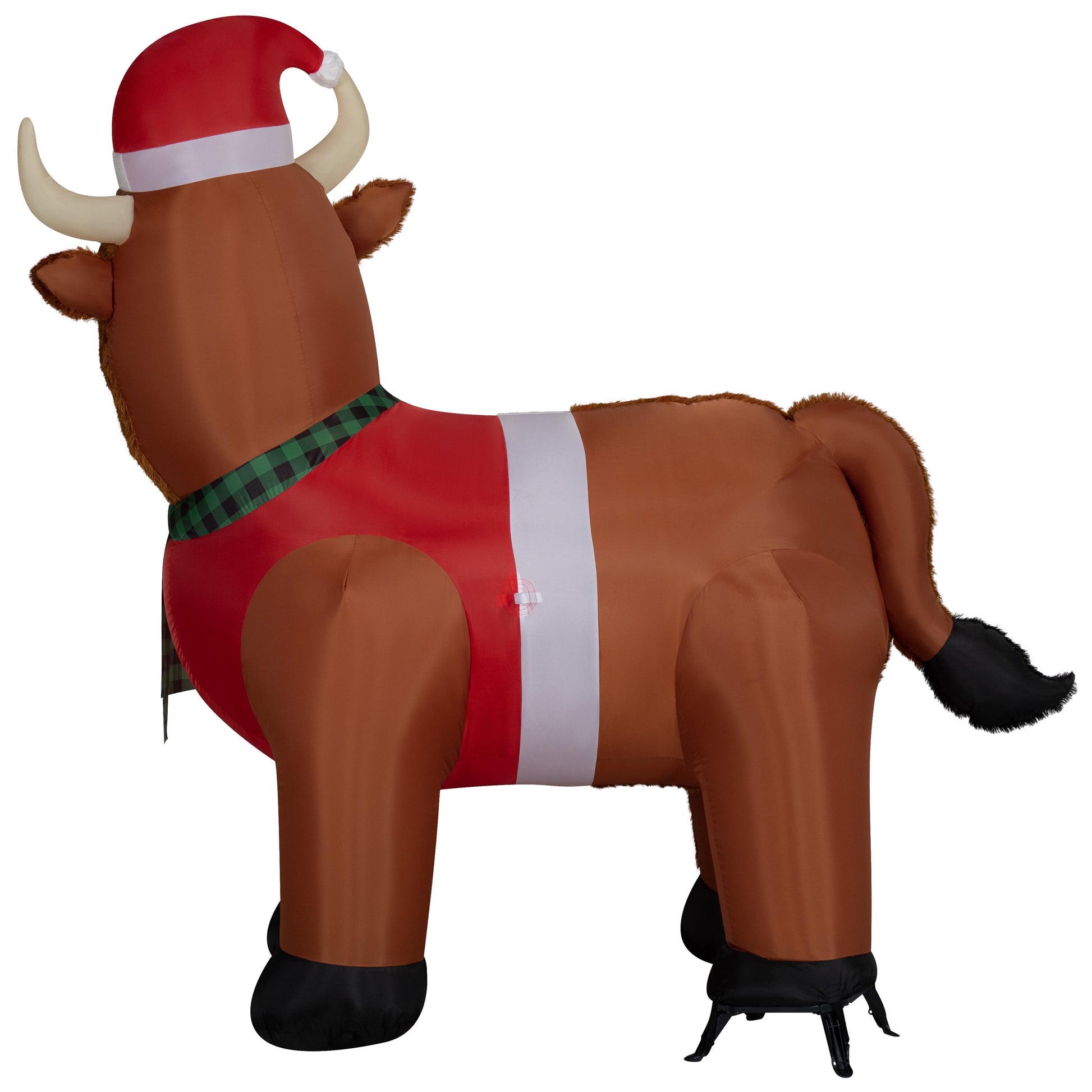 Scotland Cow Christmas Décor Inflatable, 6.5 Ft