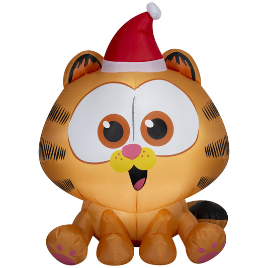 New Christmas Airblown Inflatables Yard Decoration Baby  with Santa Hat, 4.2 Ft