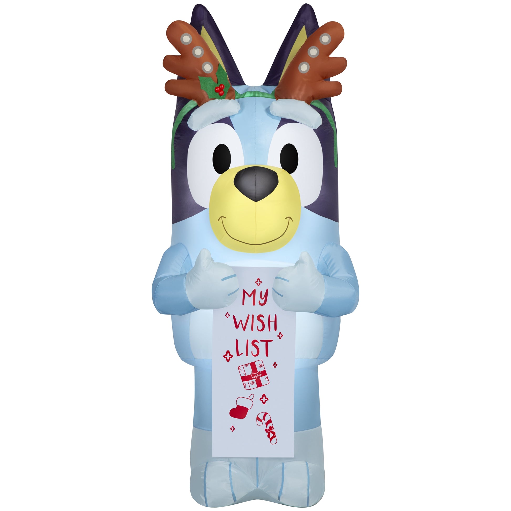 New Christmas Airblown Inflatables Yard Decoration  with Wish List , 5.5 Ft